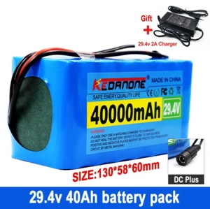 New 24V 40Ah 7S3P Li-ion Battery Pack - Picture 1 of 13