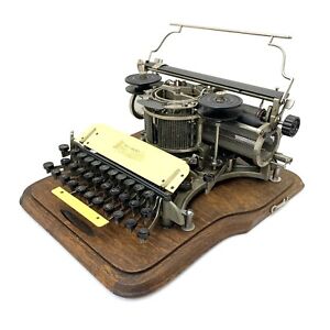 EXCELLENT 1907 Hammond No.2 Typewriter w/Case Antique Schreibmaschine Vtg 打字机