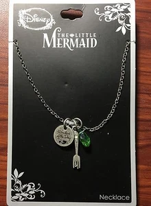 NEW DISNEY THE LITTLE MERMAID CHARM NECKLACE - Picture 1 of 1