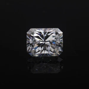 Radiant Cut 8x6mm Genuine Loose Moissanite stone DEF VVS Moissanite - Picture 1 of 6