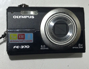 Olympus FE-370 8.0MP Digital Camera - Black w/Battery