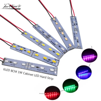 DC12V 6LEDs 8cm 5630 Led Strip Light  LED Bar Lights Cold White LED Hard Strip - Image 1 of 4
