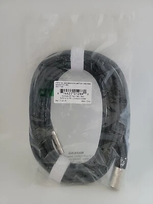 GLS Audio 25ft Patch Cable Cord XLR Male to 1/4" TRS Black Cables - 25' Ba... - Image 1 of 2