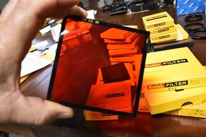 Wratten B-Glass 8 9 11 15 16 18A 22 25 29 32 45 49 50 58 70 78A 79 81 87 filter