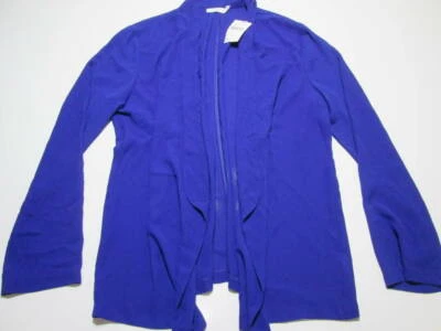 NWT Lush Womens Size L Cardigan Blue Open Front Casual - Image 1 of 4