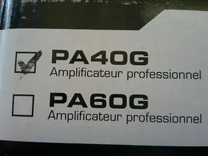 Atlas Sound PA40G 40W Single-Channel Power Amplifier w/ Global Power Supply - Picture 1 of 4