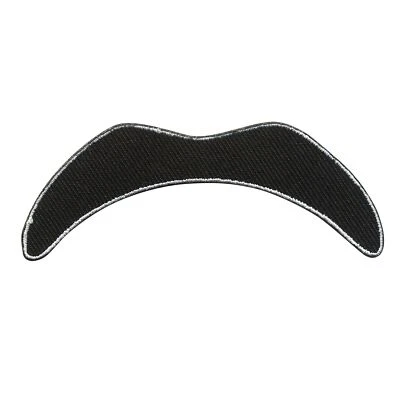 Aufnäher Schnurrbart Mustache hängend Sticker Bügelbild Abzeichen - Bild 1 von 4
