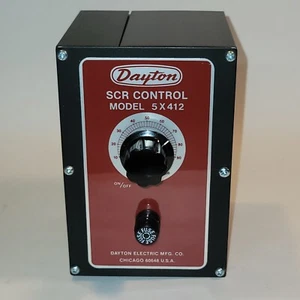 Dayton SCR Speed Control Modell #5X412C - DC 1/35 bis 1/6 PS, 115V, abgesichert, ein/aus - Bild 1 von 10