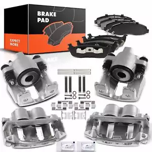 Front & Rear Ceramic Brake Pad + Caliper for Ford F-150 1999-2003 Blackwood 2002 - Picture 1 of 9