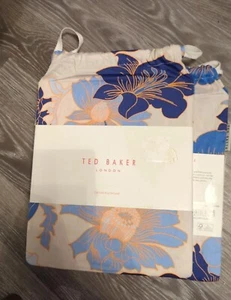 Ted Baker New Romantics Oxford Pillowcases Blue PAIR NEW x2 - Picture 1 of 11