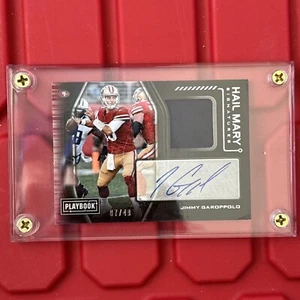 2018 Panini Playbook Hail Mary Signatures Jimmy Garoppolo - Bild 1 von 3