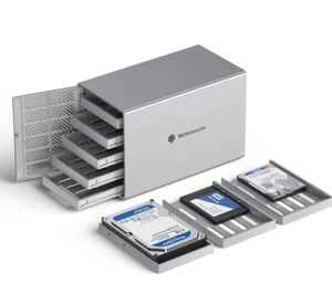Yottamaster 5 Bay USB3.0 External Hard Drive Enclosure For 2.5/3.5" SATA HDD SSD - Afbeelding 1 van 9
