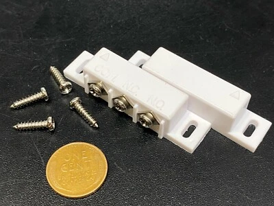 Magnetic Reed Switch Normally Open or Closed NC NO Door Alarm Window Security G3 - Image 1 of 2