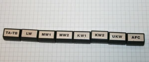 Juego de pulsadores para Telefunken Atlanta 101 y posiblemente otros modelos (DK06) - Imagen 1 de 2