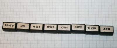 Drucktasten-Satz für Telefunken Atlanta 101 und evtl. andere Modelle      (DK06) - Bild 1 von 2