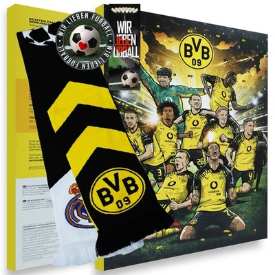 Borussia Dortmund Adventskalender - Plus Schal BVB 09 - Bild 1 von 4