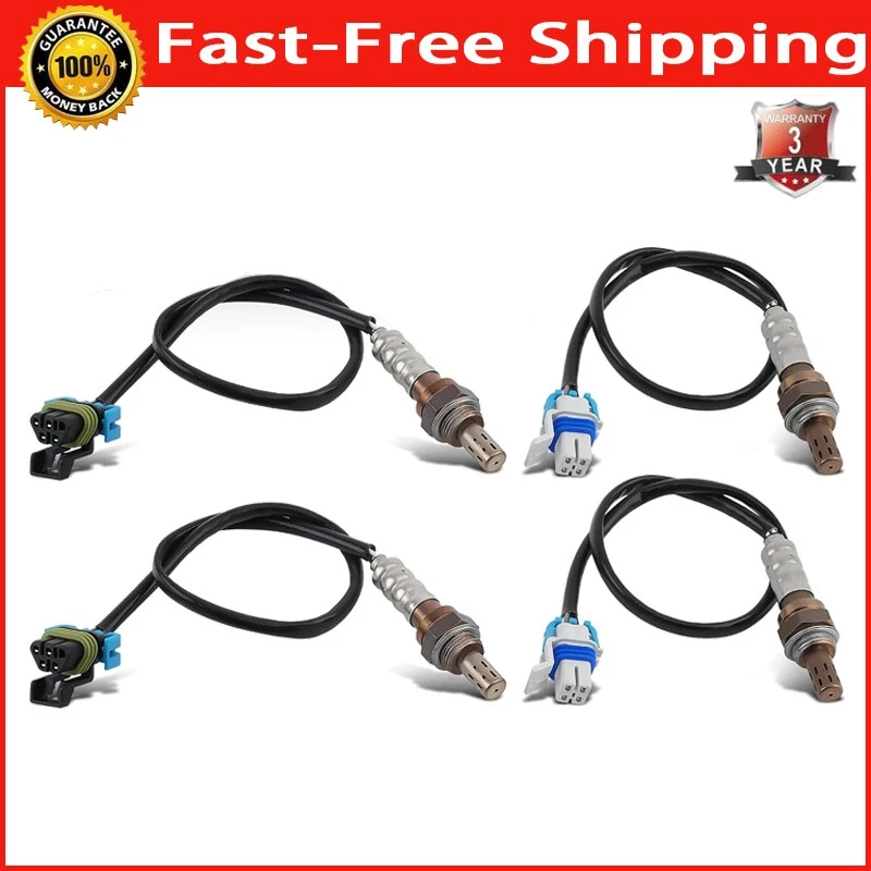 4x Sensor de oxígeno ascendente + descendente para Chevrolet Silverado 1500/2500 2003-2006 6,0 L Foto 1 de 4