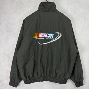 Chaqueta Nascar De Colección Para Hombres Grande Gris Napa Baterías Motor Racing Copa Ropa - Imagen 1 de 10