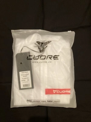 Cuore Gold Clear Jacket Unisex XS New In Bag Unworn Rain Jacket - Image 1 of 4