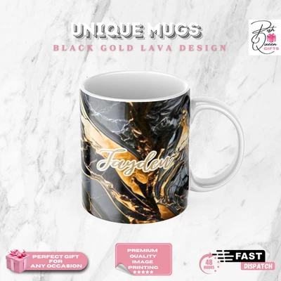 Personalisierte 11 Unzen Tasse Keramik Kaffeetasse Klassisch Luxus Name Geschenk für Ihn Sie - Bild 1 von 4