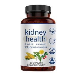 60pcs Liver Kidney Health Capsules Cranberry Uvaursi w/ 15 Active Ingredients - Picture 1 of 9