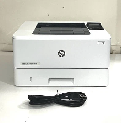 HP LaserJet Pro M404n Laser workgroup Printer - White (W1A52AR) 11k Print Page - Image 1 of 4