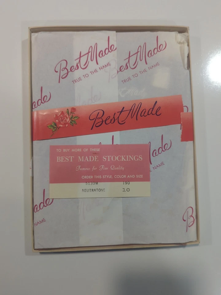 Best Made Vintage Nylon Stockings - Neutratone - Sz: 10 - 3 Pack - Image 1 of 2