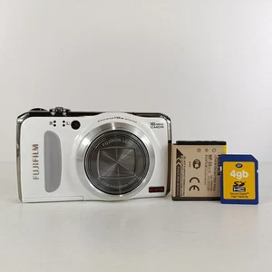 Fujifilm FinePix F500EXR White Digital Camera 16megapixel CMOS Sensor Tested  - Picture 1 of 13