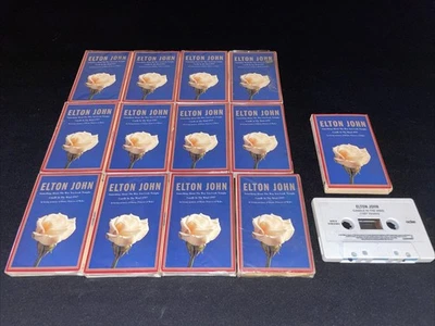 12 SEALED Elton John cassette single lot for Princess Diana, Candle in the Wind - Image 1 of 4
