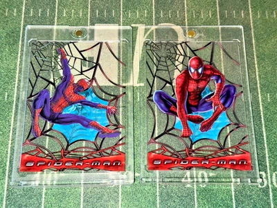 2002 Topps Spider-Man The Movie Spidey Web-Shooter Acetate Clear Cards C2,C3 SP - Image 1 of 2