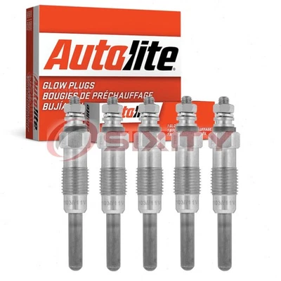 5 pc Autolite Diesel Glow Plugs for 1986-1989 Mercedes-Benz 190D Ignition qt - Image 1 of 4