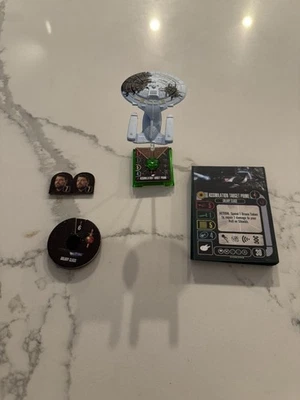 Star Trek Attack Wing OP Prize Assimilation Target Prime ¡con tarjeta firmada por Frakes! Foto 1 de 4