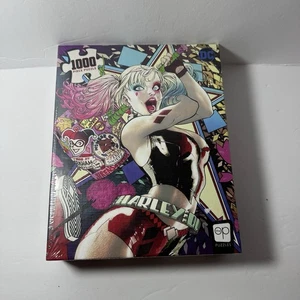 HARLEY QUINN DIE LAUGHING 1000 PIECE PUZZLE BRAND NEW 19X27 - Picture 1 of 5