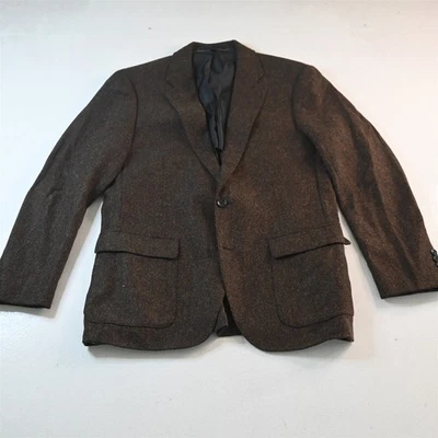 J.Crew 42R Brown Herringbone Moon Tweed Ludlow Mens Blazer Jacket Sport Coat - Image 1 of 4