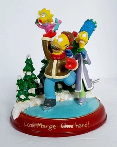Simpsons Bradford Christmas Ornament Illuminated Look Marge One Hand VTG 2004 - Picture 1 of 12