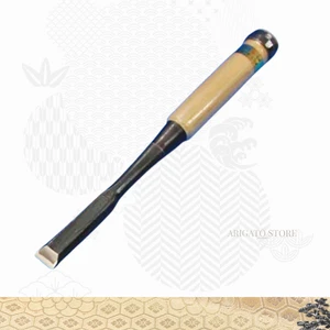 Japanischer Stechbeitel Tasai Yamagene Black Finish Oire Nomi 15 mm Weißeichengriff - Bild 1 von 5