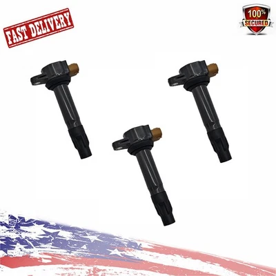 420666145 3pcs Ignition Coil Kit For Can-Am Maverick X3 4x4 2018-2022 New - Image 1 of 4