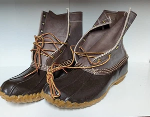 L.L.Bean Herren Original Bean Stiefel Größe 8 hellbraun/braun 8" NEU - Bild 1 von 13