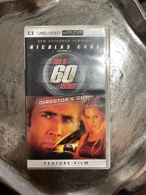 Sony PSP Gone In 60 Seconds UMD Video Directors Cut Play Station  - Image 1 of 4