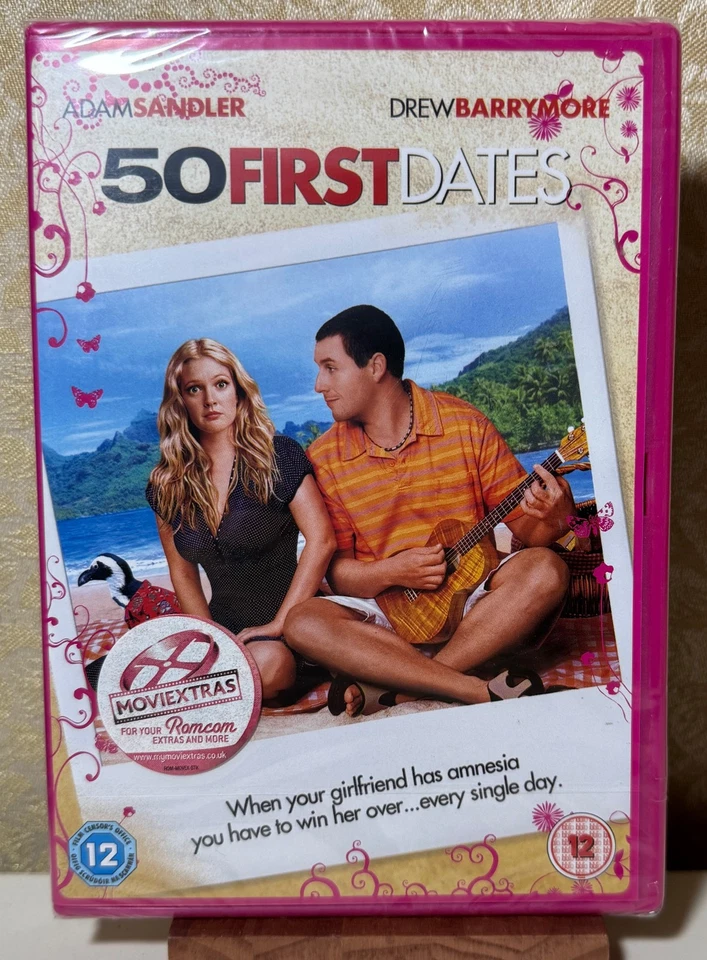 50 First Dates DVD Adam Sandler Drew Barrymore Rob Schneider Sean Astin LUS