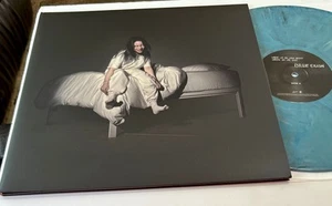 Billie Eilish When We All Fall Asleep Where Do We Go Blue Marble Vinyl LimitedEd - Picture 1 of 18
