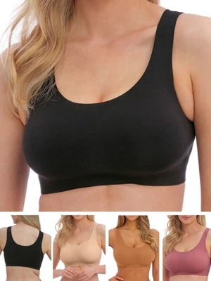 Fantasie Smoothease Bralette Non Wired Removable Padding Bra One Size Lingerie