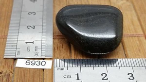 OBSIDIENNE A REFLETS pierre roulée mineraux lithotherapie collection reiki - Picture 1 of 2