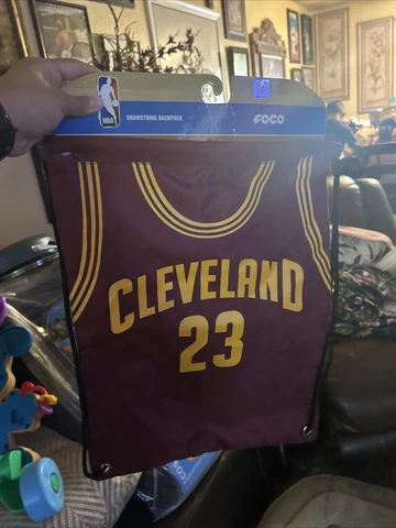 Lebron James Cleveland Cavaliers Double Sided Drawstring Bag Cover