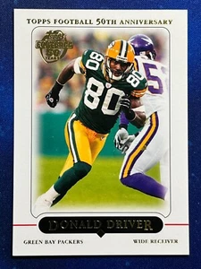 2005 Topps #58 Donald Driver Green Bay Packers - Picture 1 of 2