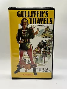Gullivers Travels 1939 (vhs 1984) Kartes Video Communications Fast Shipping! - Foto 1 di 5