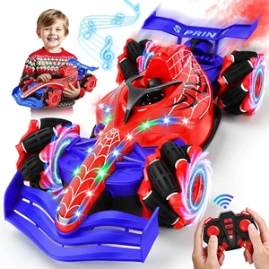 Large Remote Control Car for 4-6 Year,Cool 360°Rotating RC Cars Kids Toys with L - Picture 1 of 7