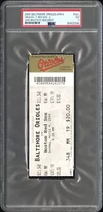 2004 Jose Bautista MLB Debut Full Ticket PSA 7 Orioles vs Pirates 4.4.04 - Bild 1 von 2