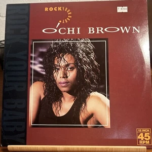 O'Chi Brown – Rock Your Baby - 1987 1ST PRESS VINYL LP RECORD 885 770-1 (R5.4) - Picture 1 of 2