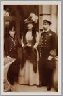King George V , Queen Mary & Prince of Wales Nostalgia Series Postcard
